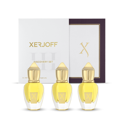 Xerjoff Discovery Set III Naxos, Alexandria II, Golden Dallah 3x15 ml.