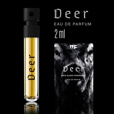 Deer Wild Slavic Fragrance - Eau de Parfum Duftprøve 2ml- Tuxedo.no - Nettbutikk - On Demand Barbers Oslo Norway